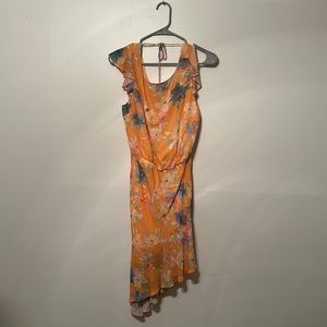 Amanda Uprichard orange floral dress